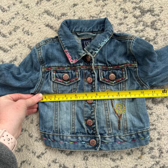 Gap Infant Girl Tree House Denim Jacket 12-18M - Picture 12 of 12